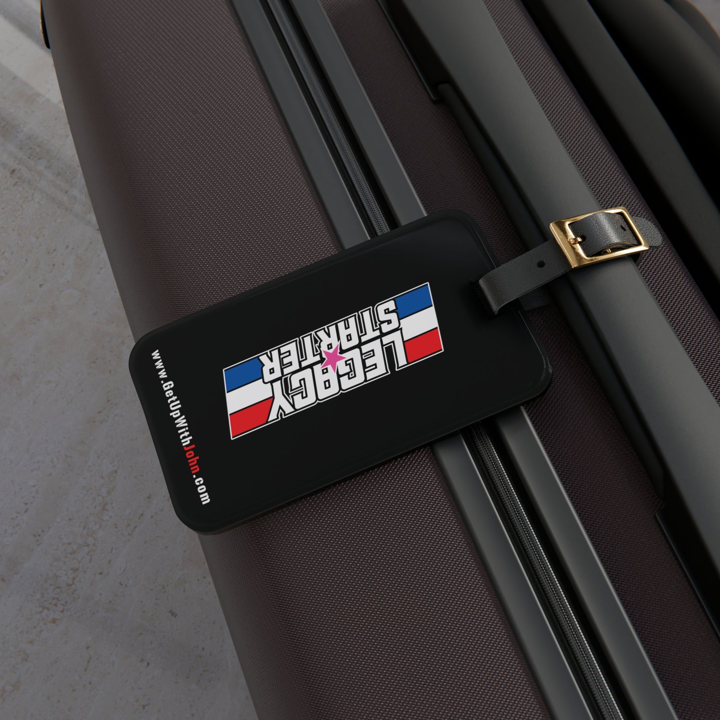 ZTag - Premium Luggage Tag - "Legacy Starter w/Pink Star"