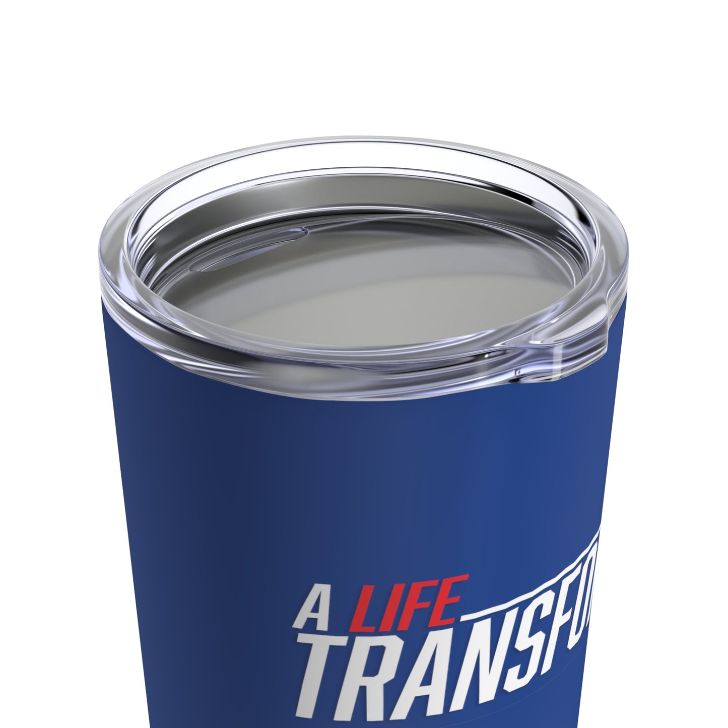 Tumbler - "A Life Transformed" - Dark Blue - 20oz