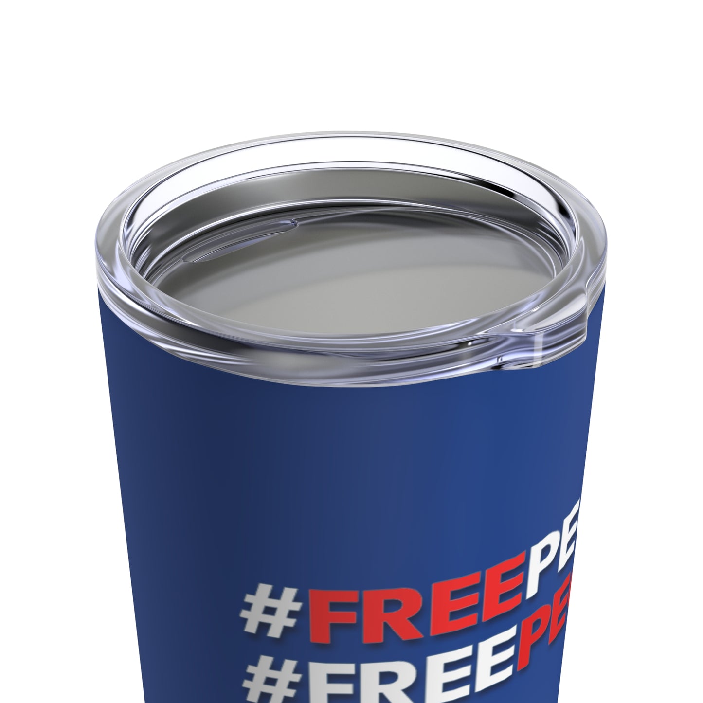 Tumbler - "#FreePeople" - Blue - 20oz