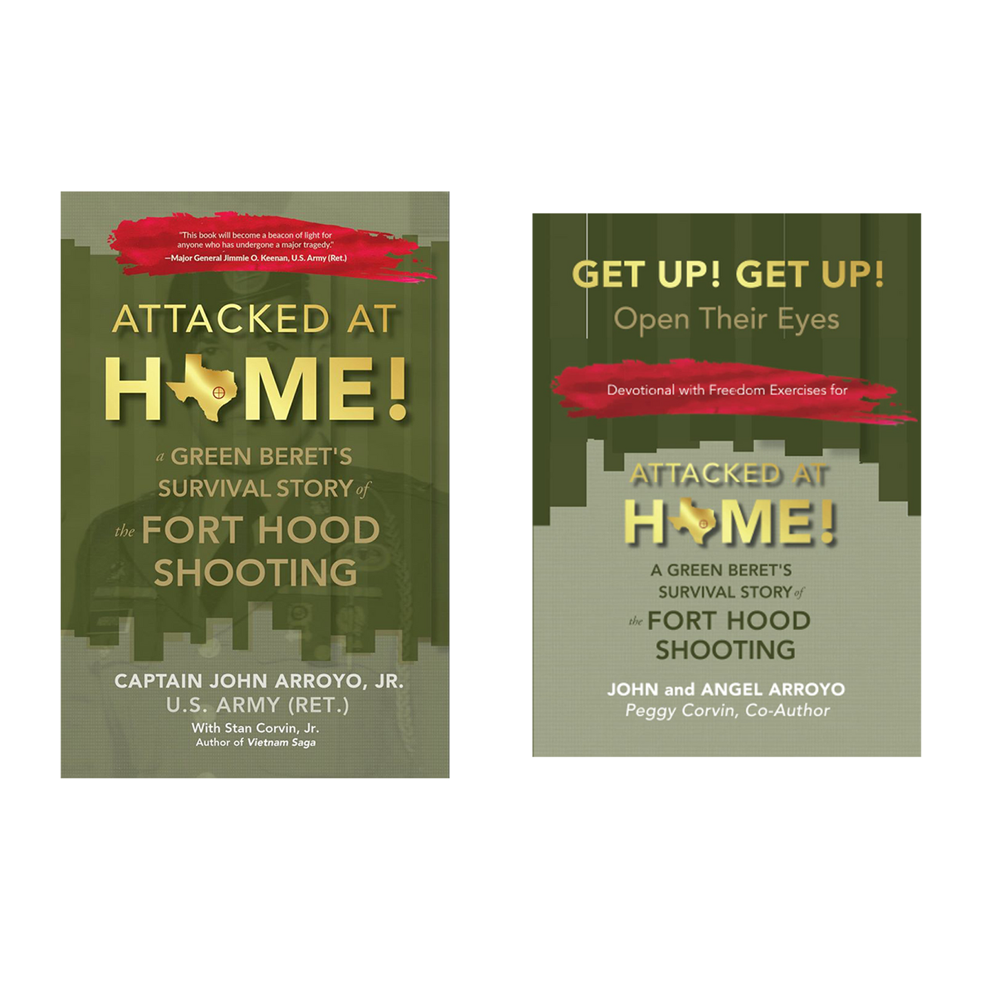 Book - "Attacked at Home" + "Open Their Eyes" - Devotional Bundle (Soft Cover / Paperbacks)