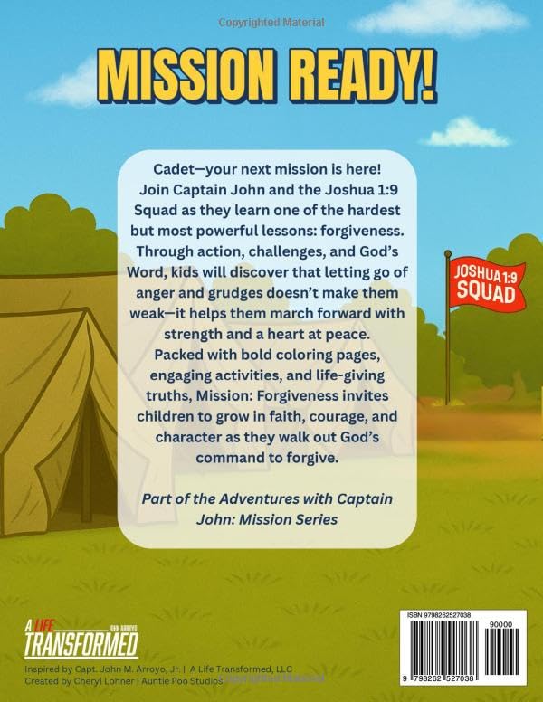 Coloring Book - Capt. John Mission Forgivness