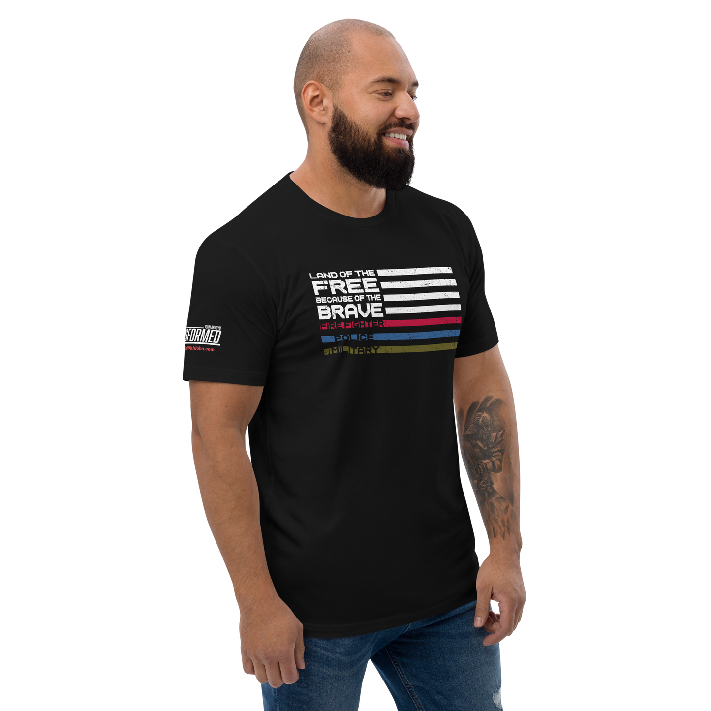 T-Shirt - "Land of the Free, Because of the Brave"