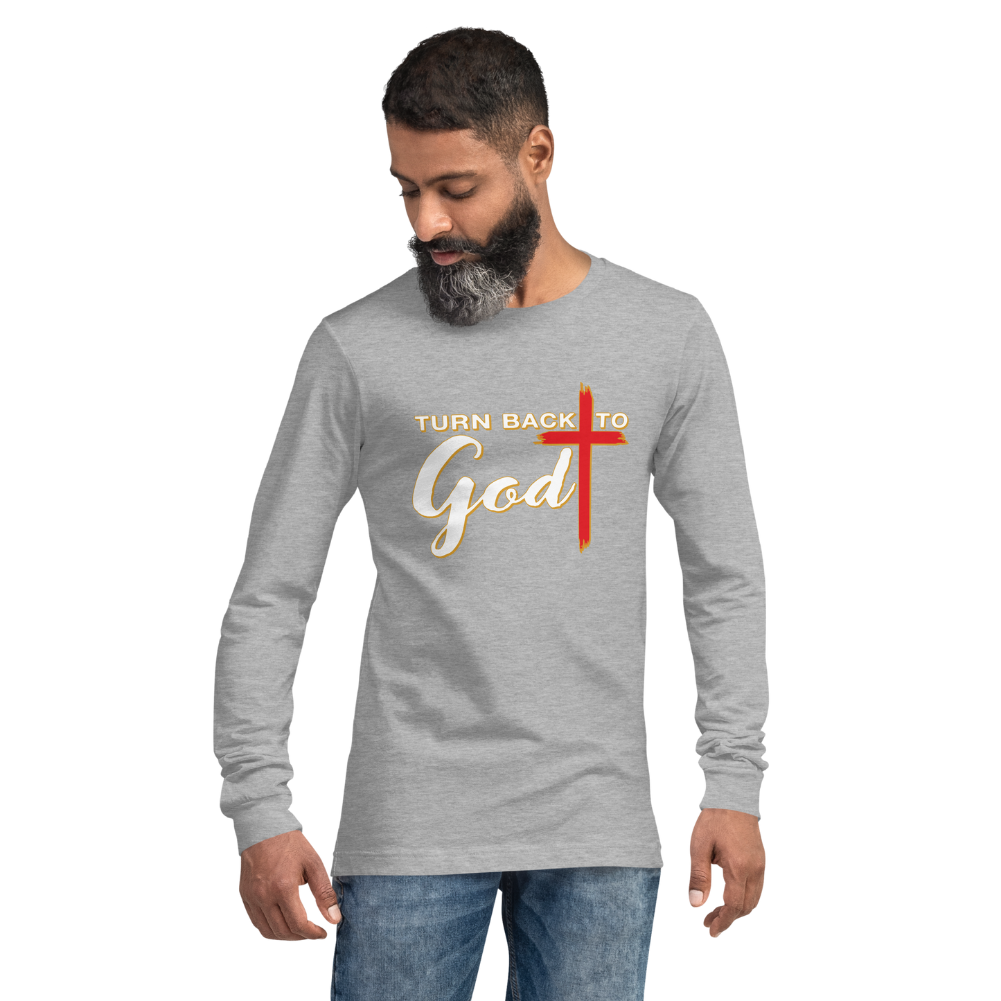 Long Sleeve Tee - "Turn Back to God" - Kenneth Holder