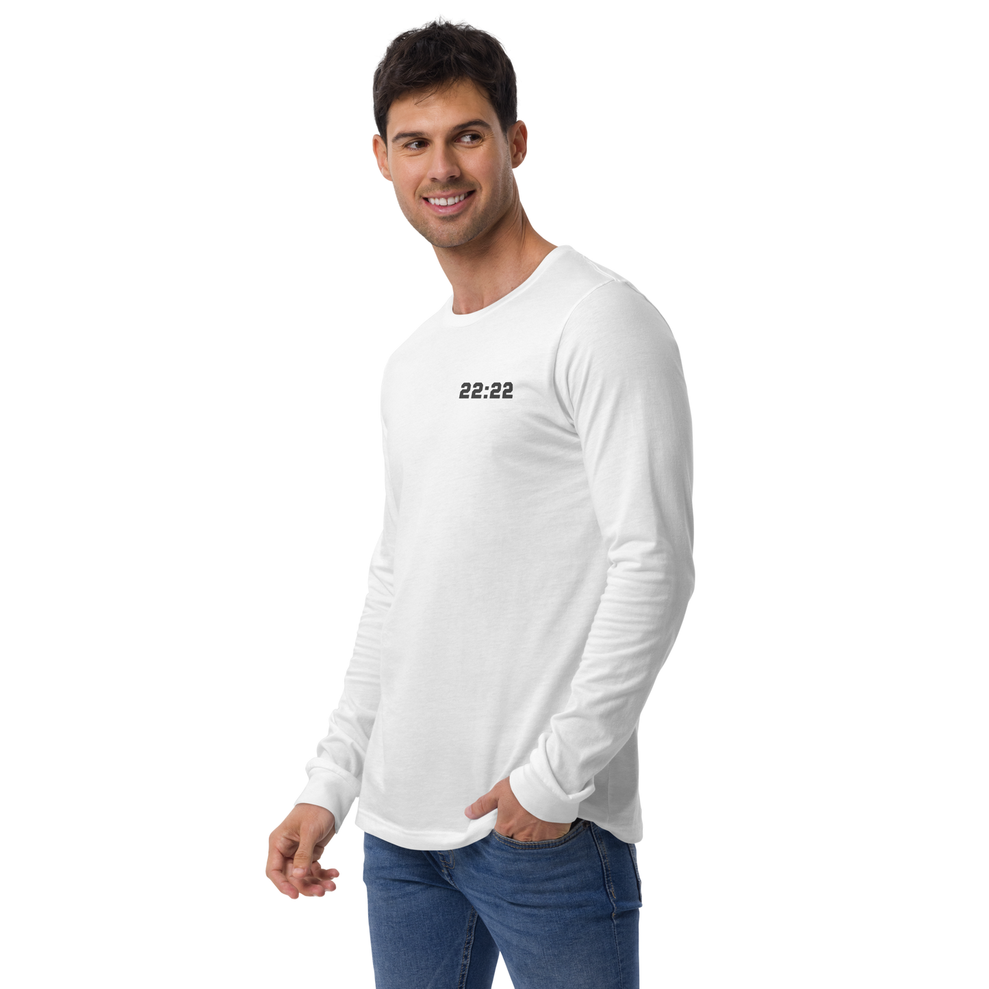 Long Sleeve Tee - "Scripture Theme - 22:22 " - Many Sizes & Colors