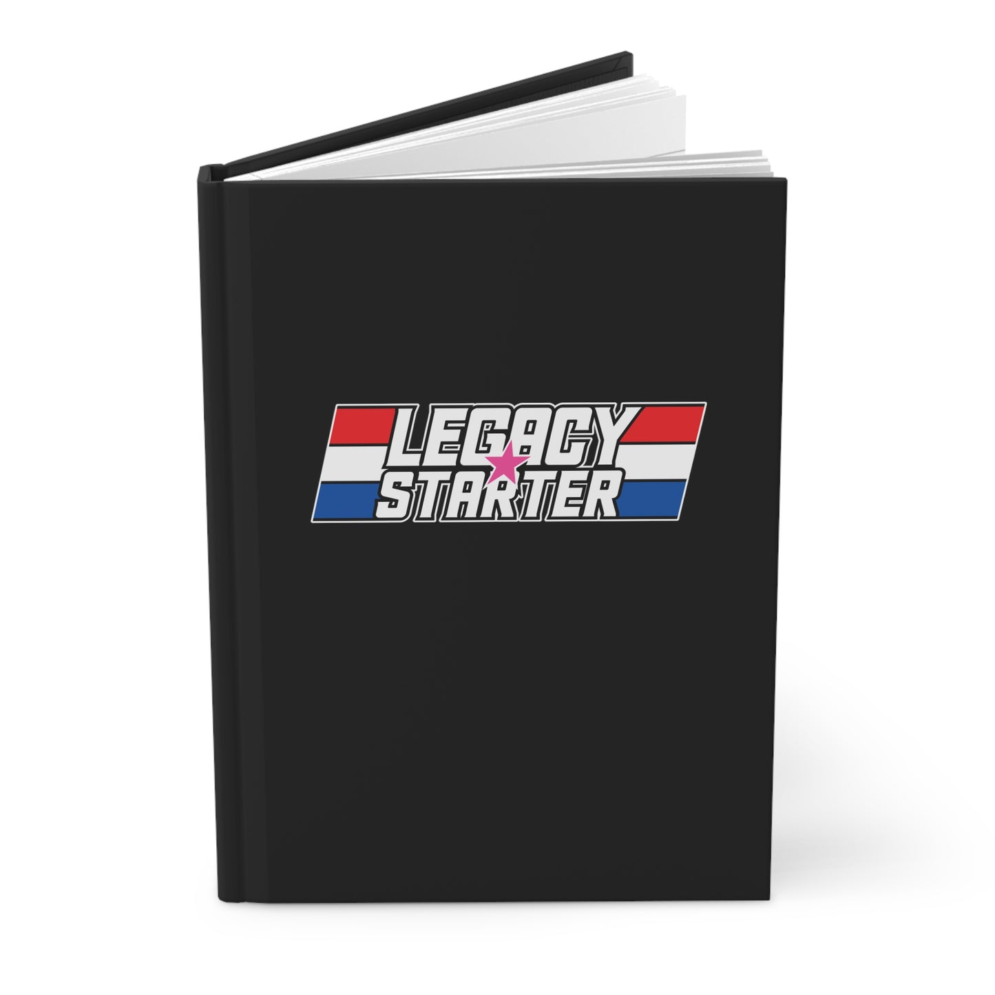 Writing Journal - "Legacy Starter w/Pink Star - Black