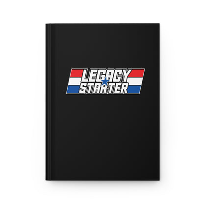 Writing Journal - "Legacy Starter w/Blue Star - Black