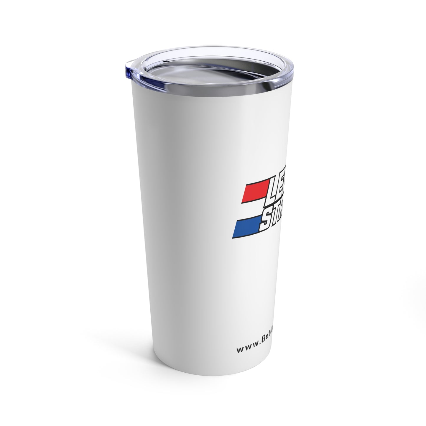 Tumbler - "Legacy Starter w/Blue Star" - White - 20oz