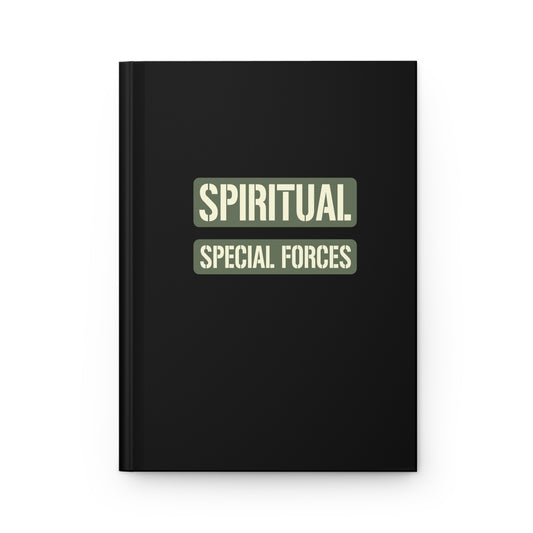 OpenDoor Version Writing Journal - "Spiritual Special Forces  - Patch Edition" -  Black