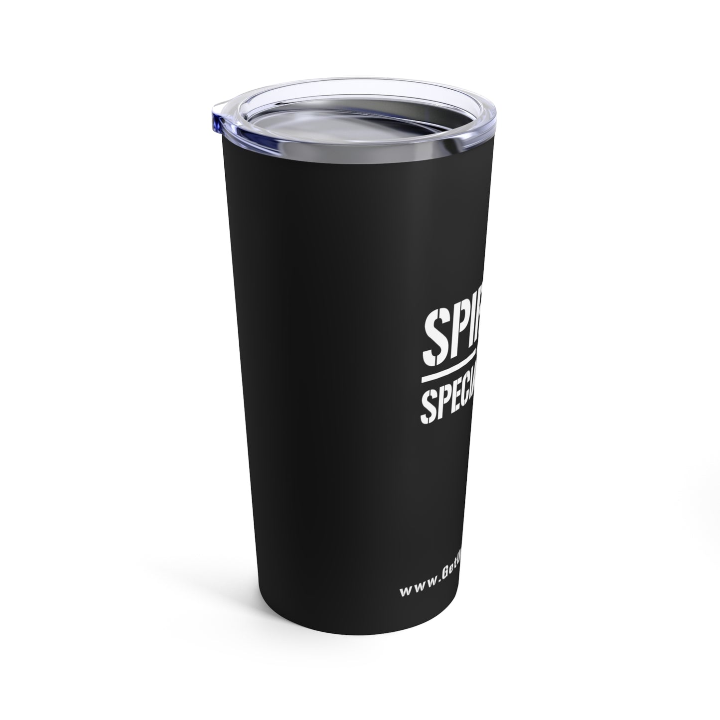 Tumbler - "Spiritual Special Forces" - Black - 20oz