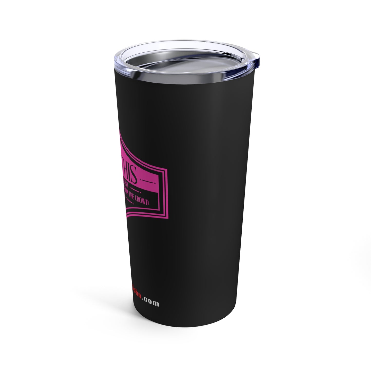 Tumbler - "Born for This" - Black - 20oz