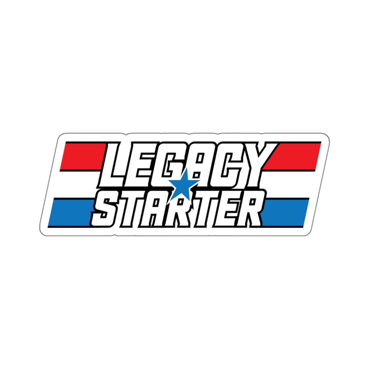 Decal - "Legacy Starter - Blue Star"