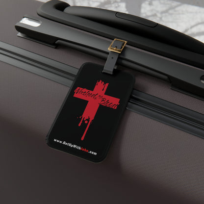 ZTag - Premium Luggage Tag - "Washed in the Blood" - Black