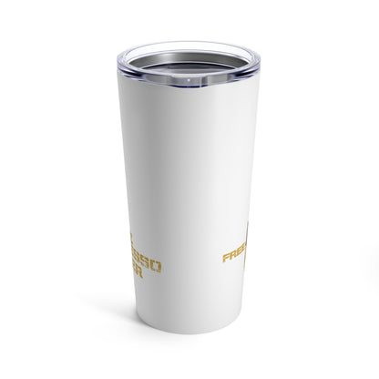 Tumbler - "Free the Oppressed" - 20 Oz Stainless - White