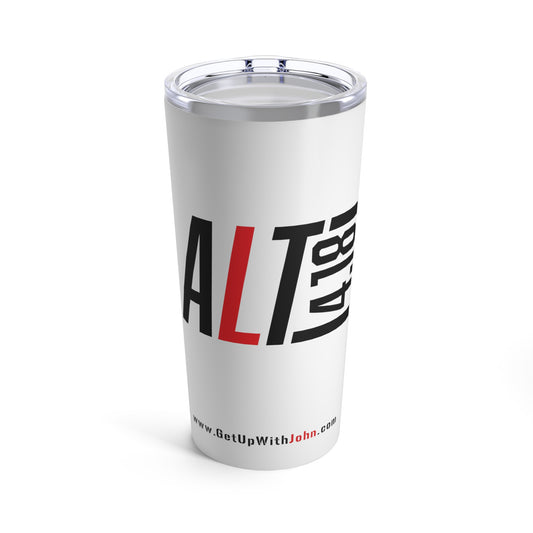 Tumbler - "ALT4:18"  - White - 20oz