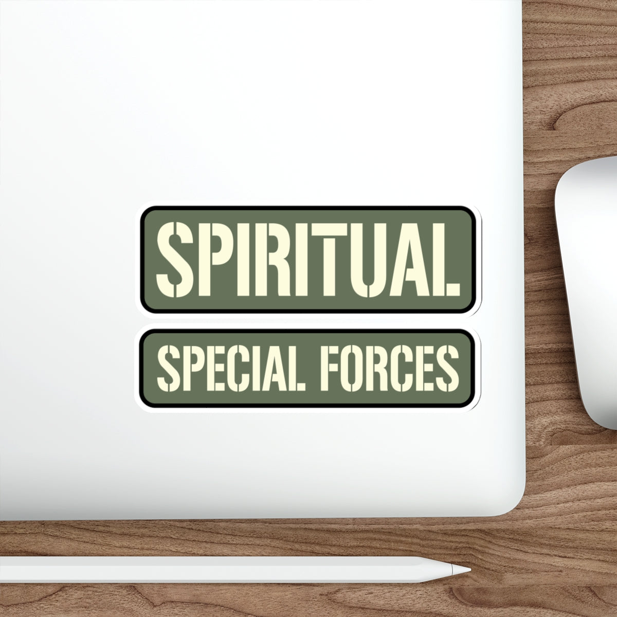 Decal - "Spiritual Special Forces - Name Tape"