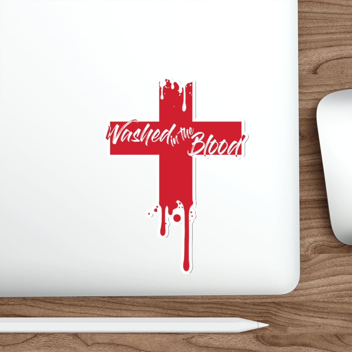 Decal - "Washed in the Blood"