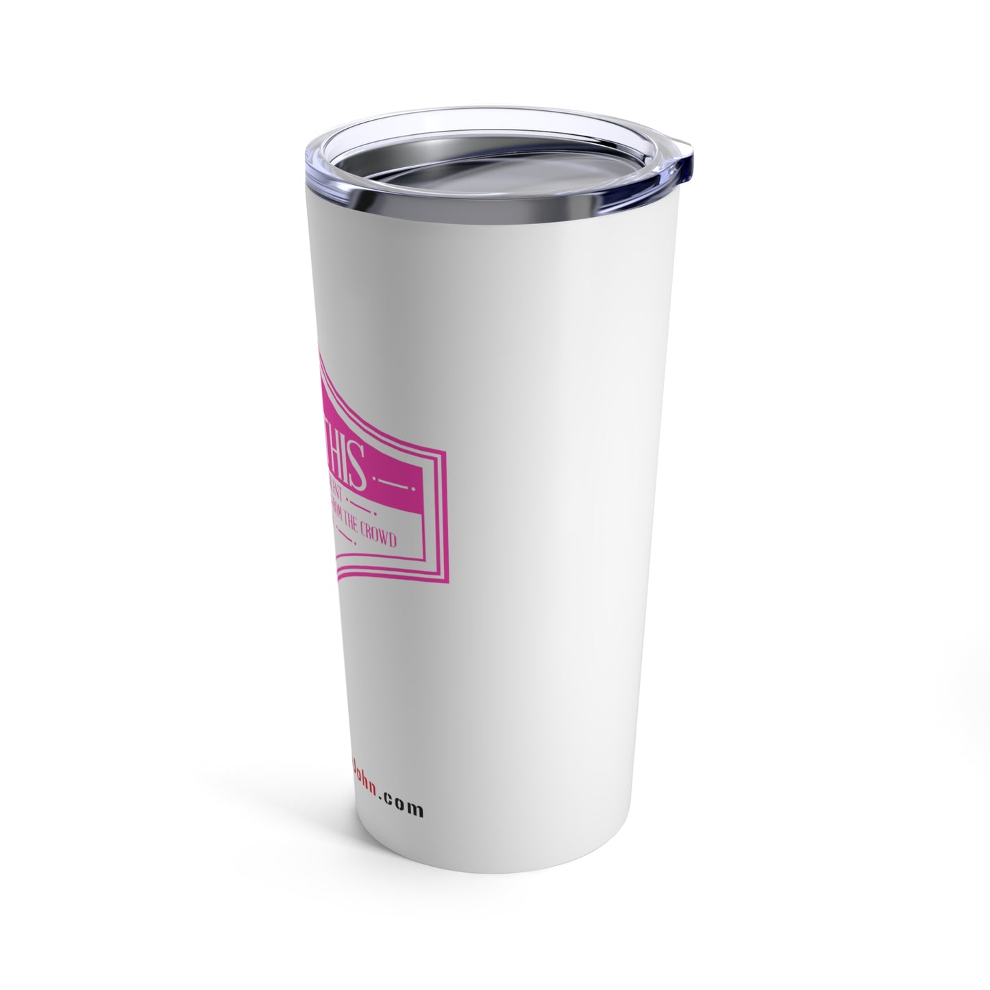 Tumbler - "Born for This" - White - 20oz