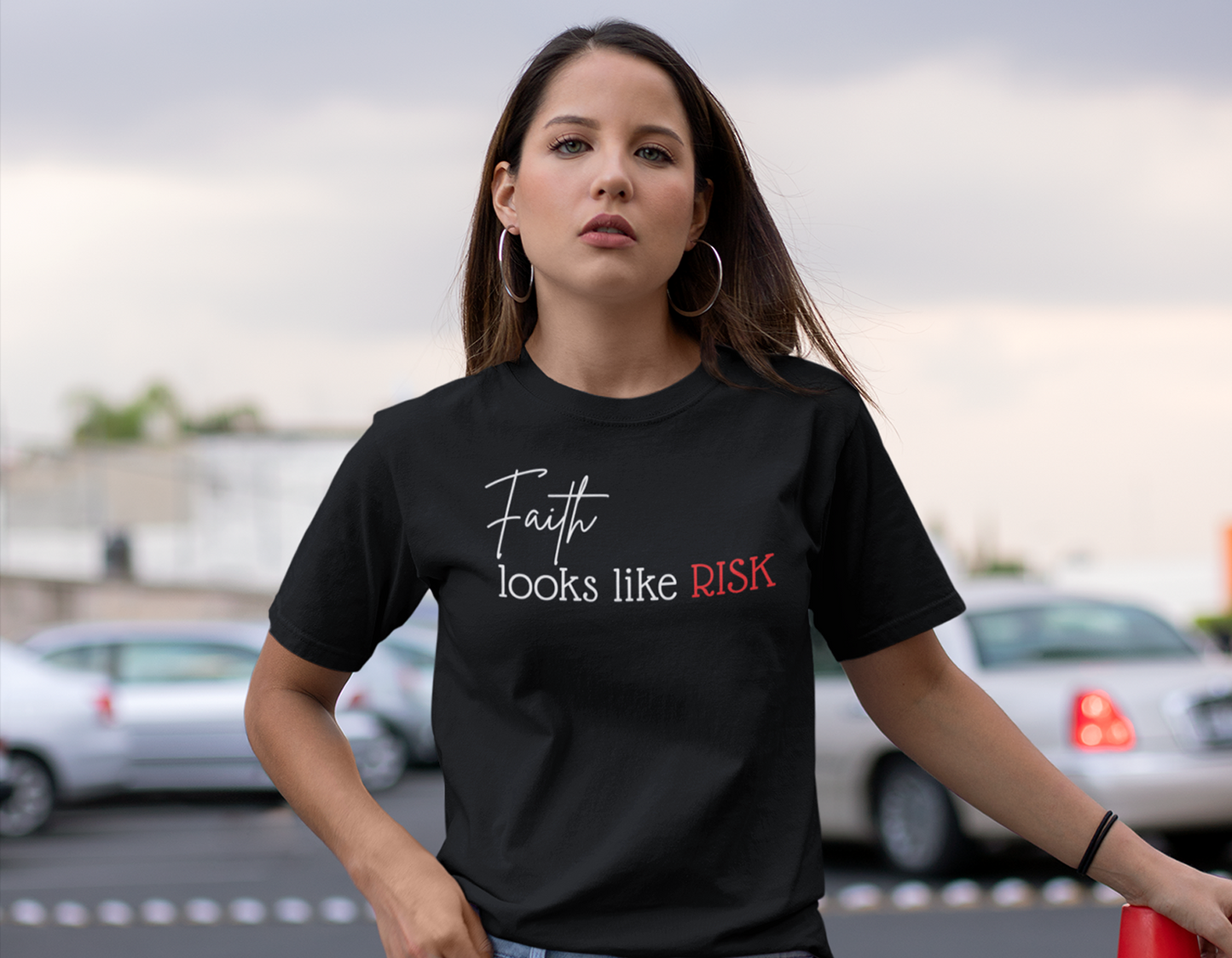 T-shirt - "Faith Looks Like Risk"                      Many Colors & Sizes
