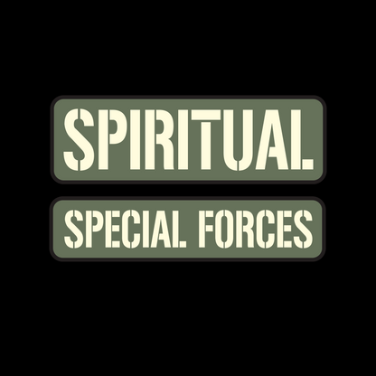 T-shirt - "Spiritual Special Forces - Name Tape" - Women's Cut Tee - Many Sizes & Colors