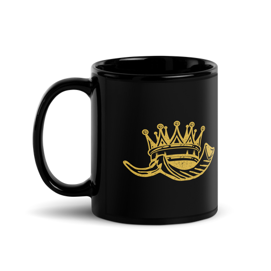 Coffee Mug - "Kumah Adonai" - Black Glossy Finish