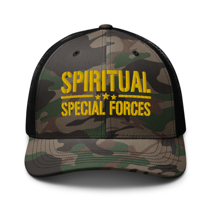 Hat - "Spiritual Special Forces - Camo Edition" - Richardson Snapback