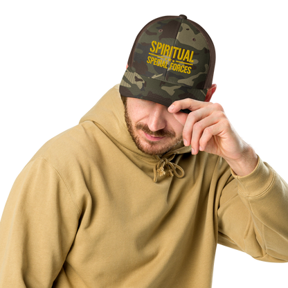 Hat - "Spiritual Special Forces - Camo Edition" - Richardson Snapback