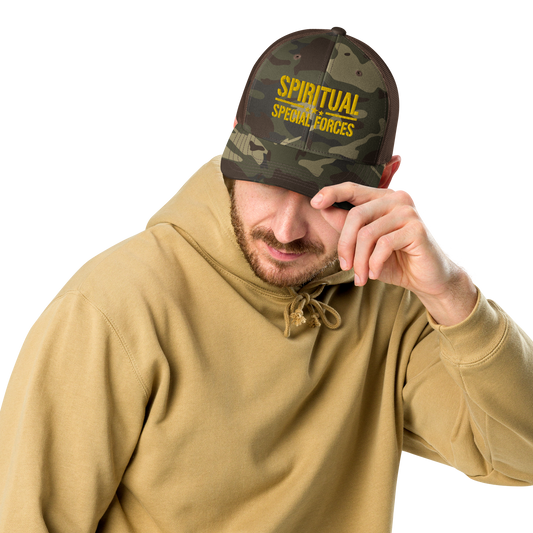 Hat - "Spiritual Special Forces - Camo Edition" - Richardson Snapback