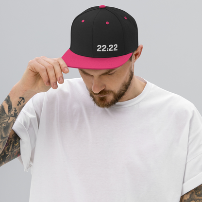 Hat - "22:22 Scripture Theme" -  Flat Brim Snapback Hat - Many Colors