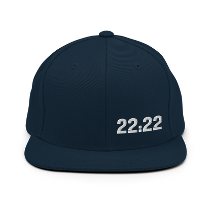 Hat - "22:22 Scripture Theme" -  Flat Brim Snapback Hat - Many Colors