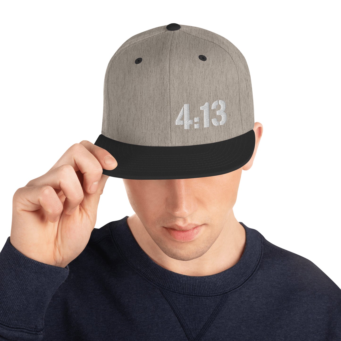 Hat - "4:13 Scripture Theme" - Flat Brim Snapback - Many Color Choices