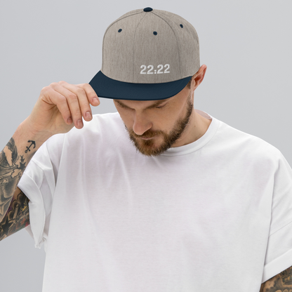 Hat - "22:22 Scripture Theme" -  Flat Brim Snapback Hat - Many Colors