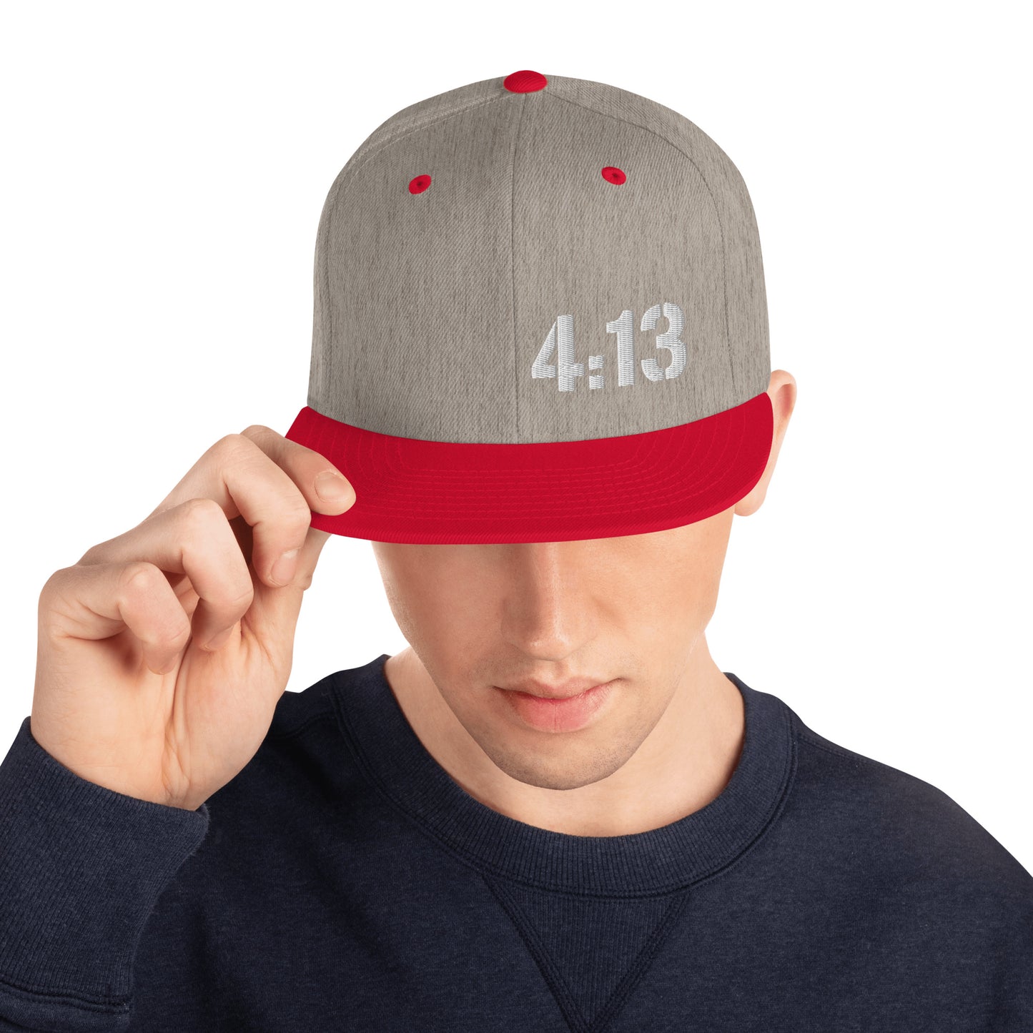 Hat - "4:13 Scripture Theme" - Flat Brim Snapback - Many Color Choices