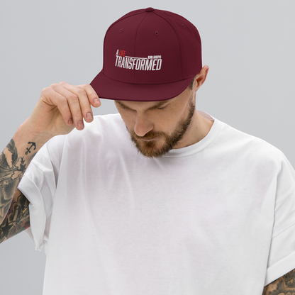 Hat - "A Life Transformed" - Flat Brim Snapback - Many Colors