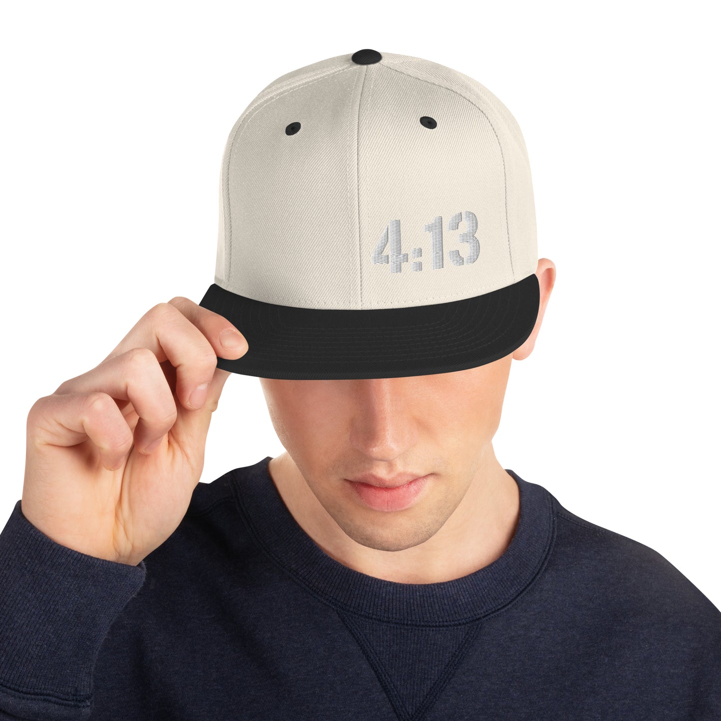 Hat - "4:13 Scripture Theme" - Flat Brim Snapback - Many Color Choices