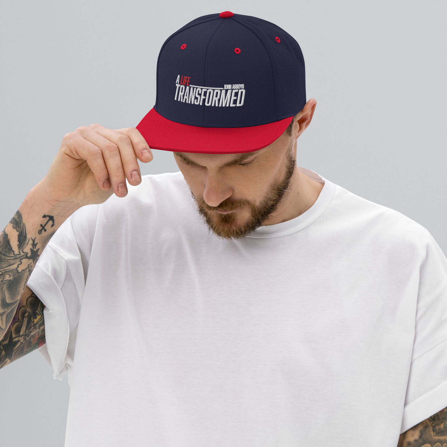 Hat - "A Life Transformed" - Flat Brim Snapback - Many Colors