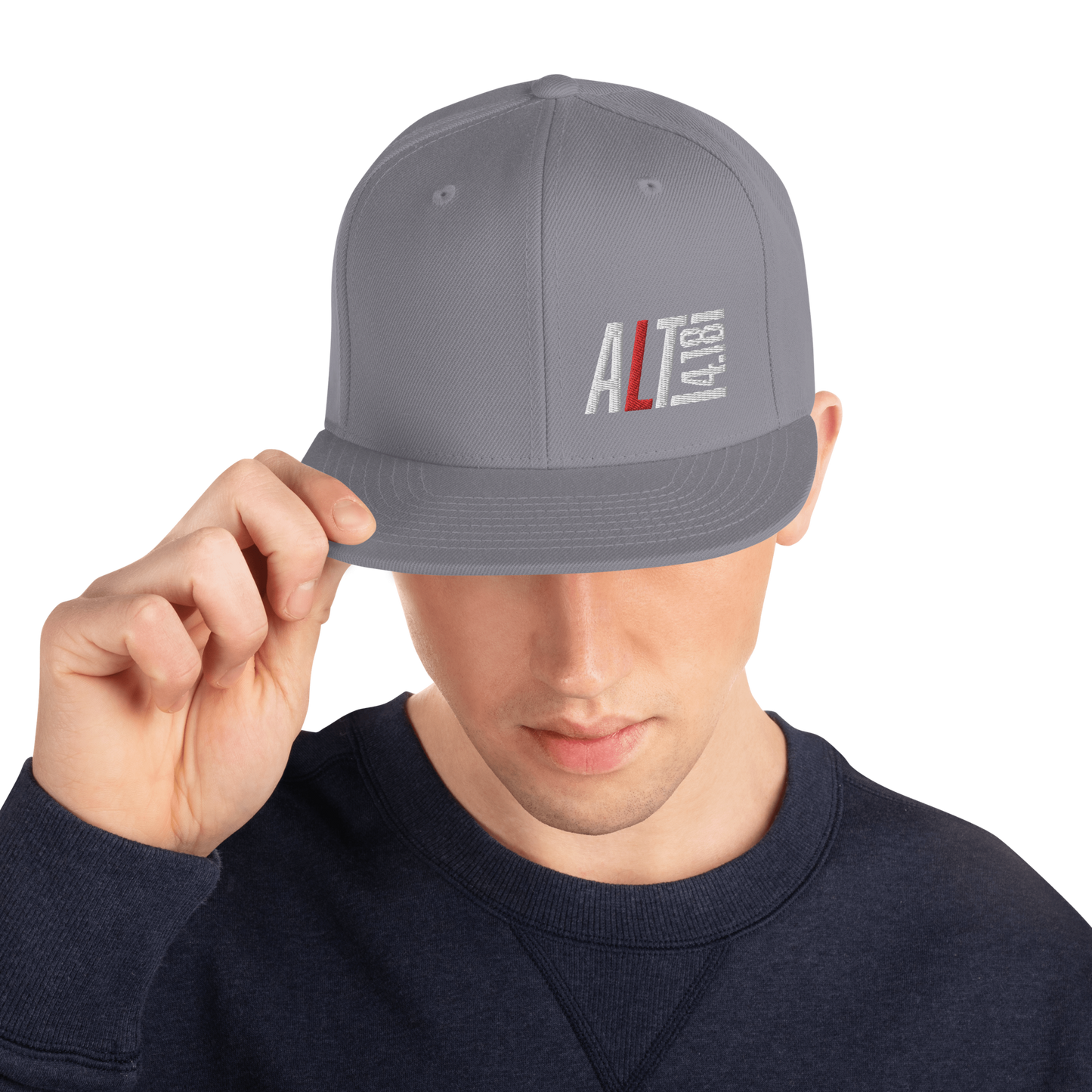 Hat - "ALT4.18" - Flat Brim Snapback Hat - Many Color Choices