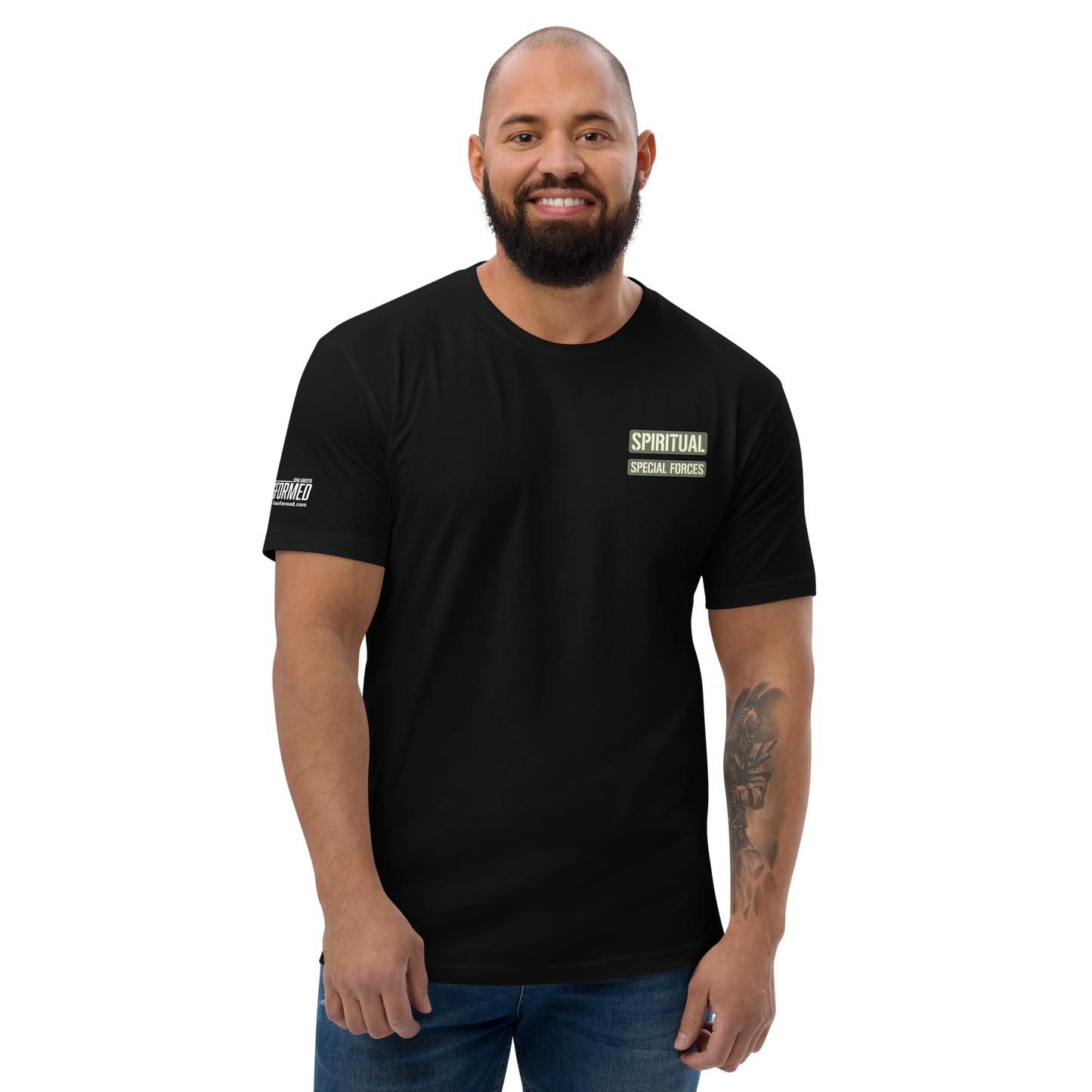 T-Shirt - "Spiritual Special Forces - Name Tape" - Many Sizes & Colors