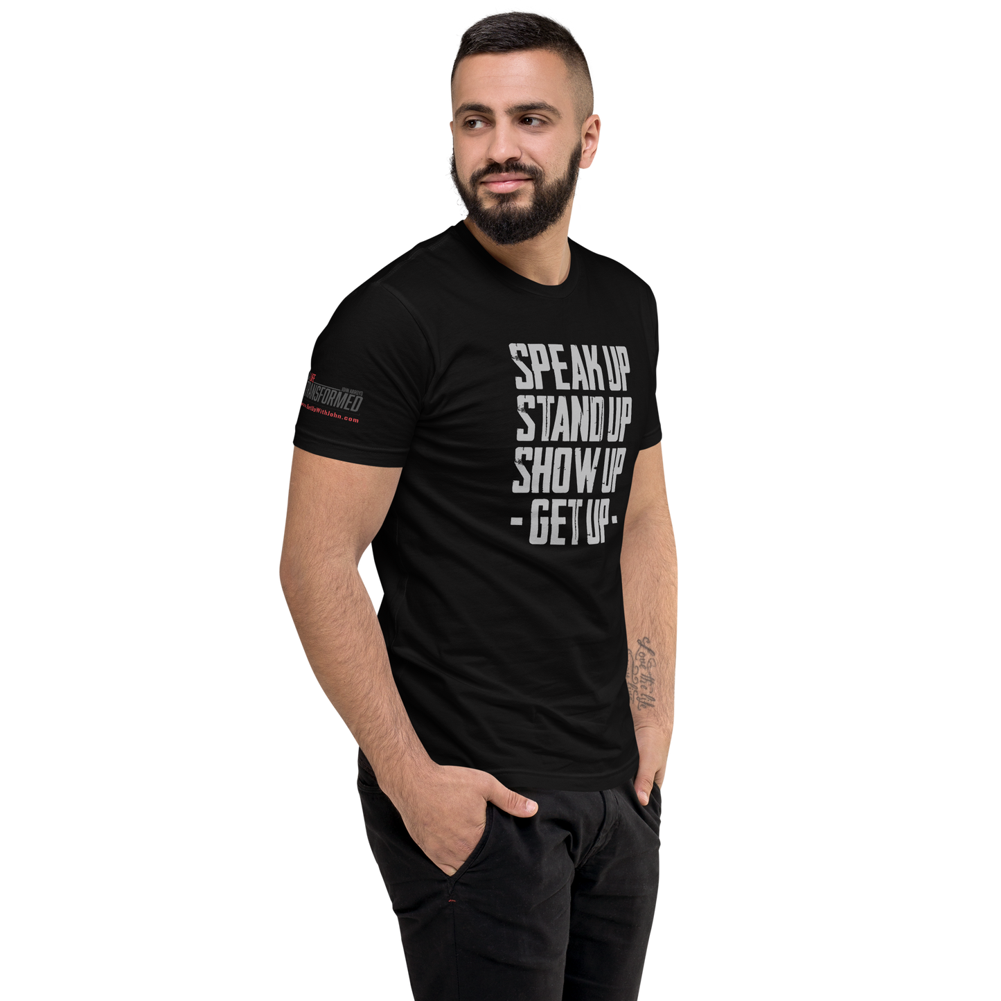 T-shirt "Stand Up... Get Up!" - Choose Color & Size