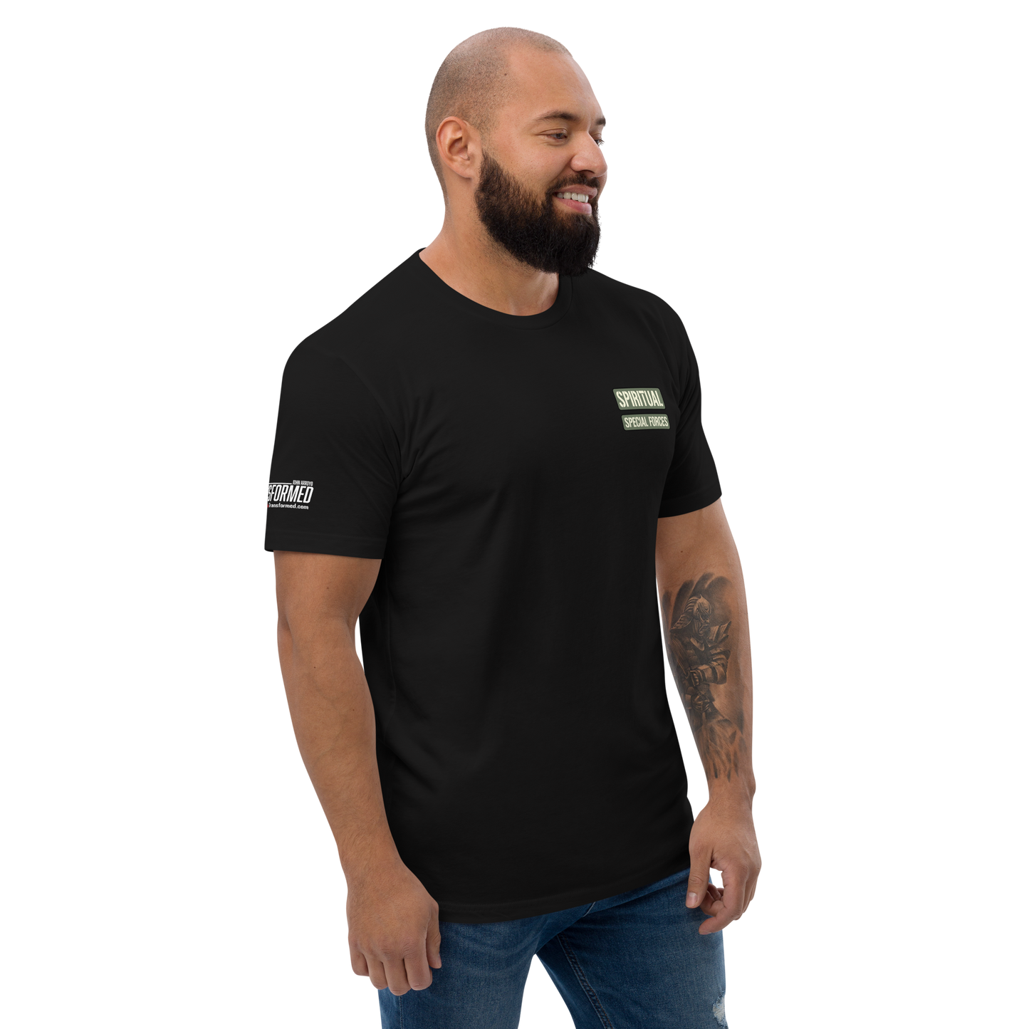 T-Shirt - "Spiritual Special Forces - Name Tape" - Many Sizes & Colors