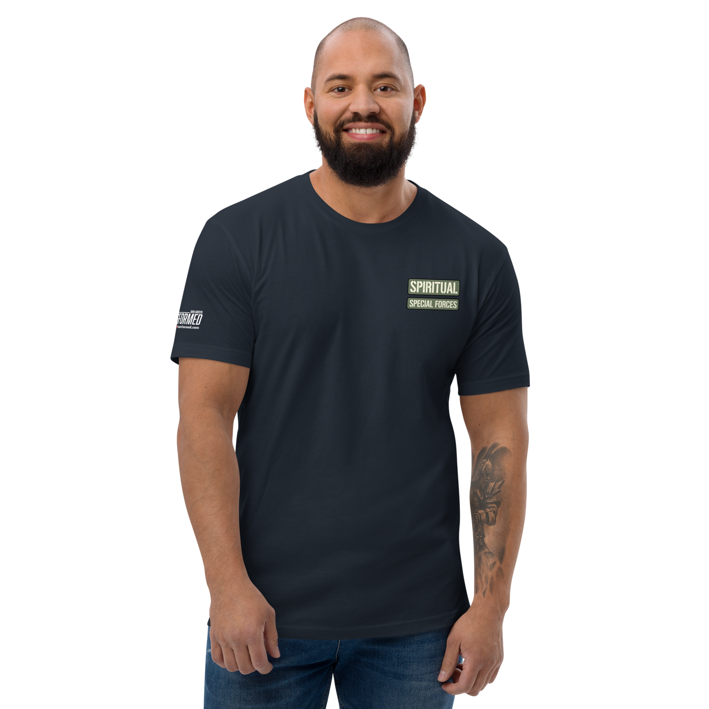 T-Shirt - "Spiritual Special Forces - Name Tape" - Many Sizes & Colors