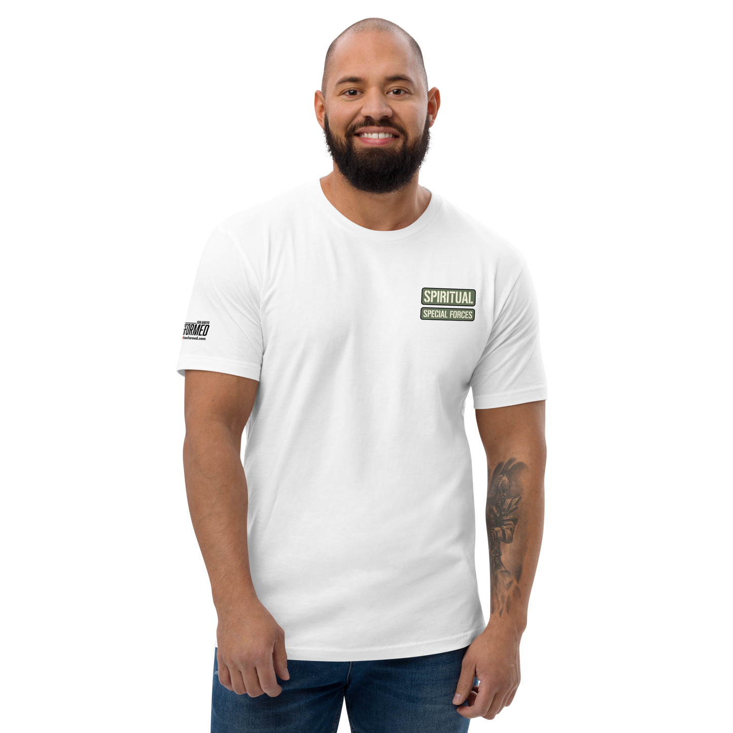 T-Shirt - "Spiritual Special Forces - Name Tape" - Many Sizes & Colors