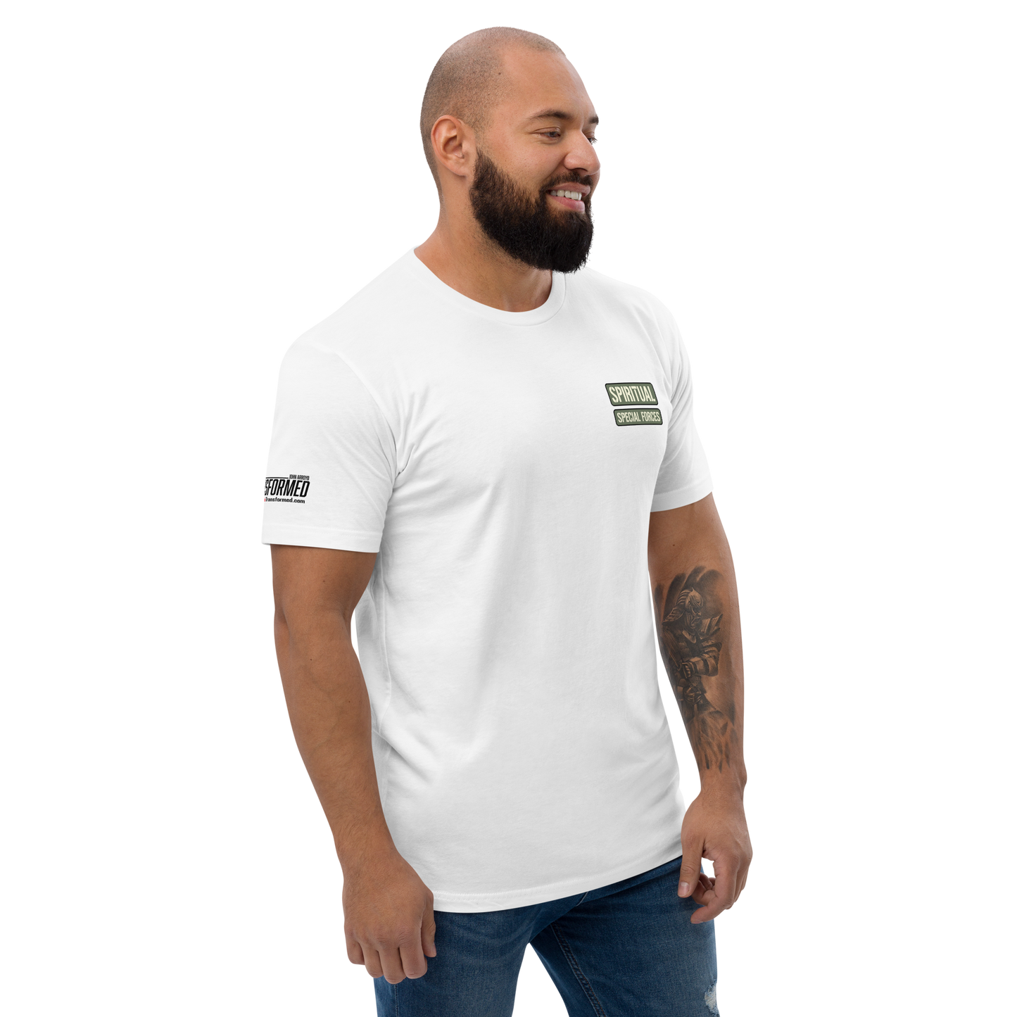 T-Shirt - "Spiritual Special Forces - Name Tape" - Many Sizes & Colors