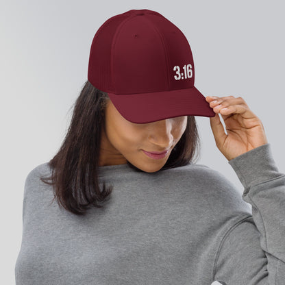 Hat - "3:16 Scripture Theme" - Richardson Snapback - Many Colors