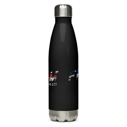 Stainless Steel Water Bottle - "Freedom - 2 Corinthians 3:17"