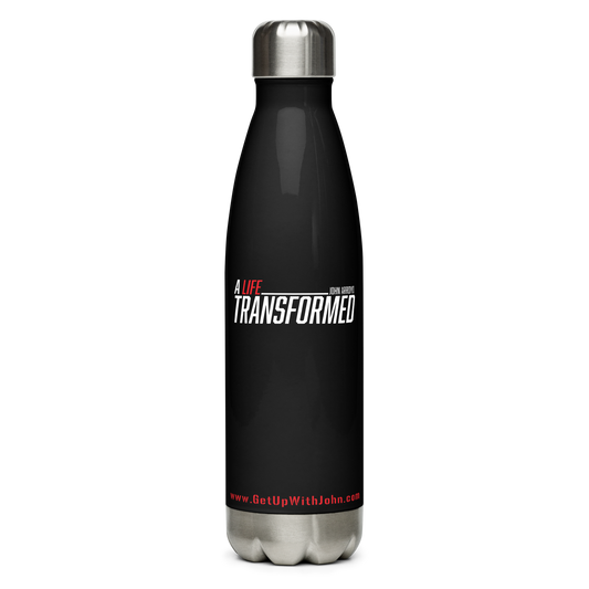 Stainless Water Bottle - "A Life Transformed" - 17 oz