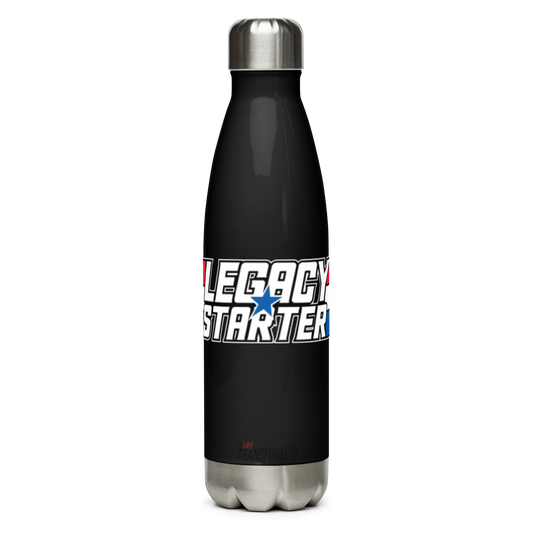 Stainless Water Bottle  - "Legacy Starter w/ Blue Star" - 17 oz