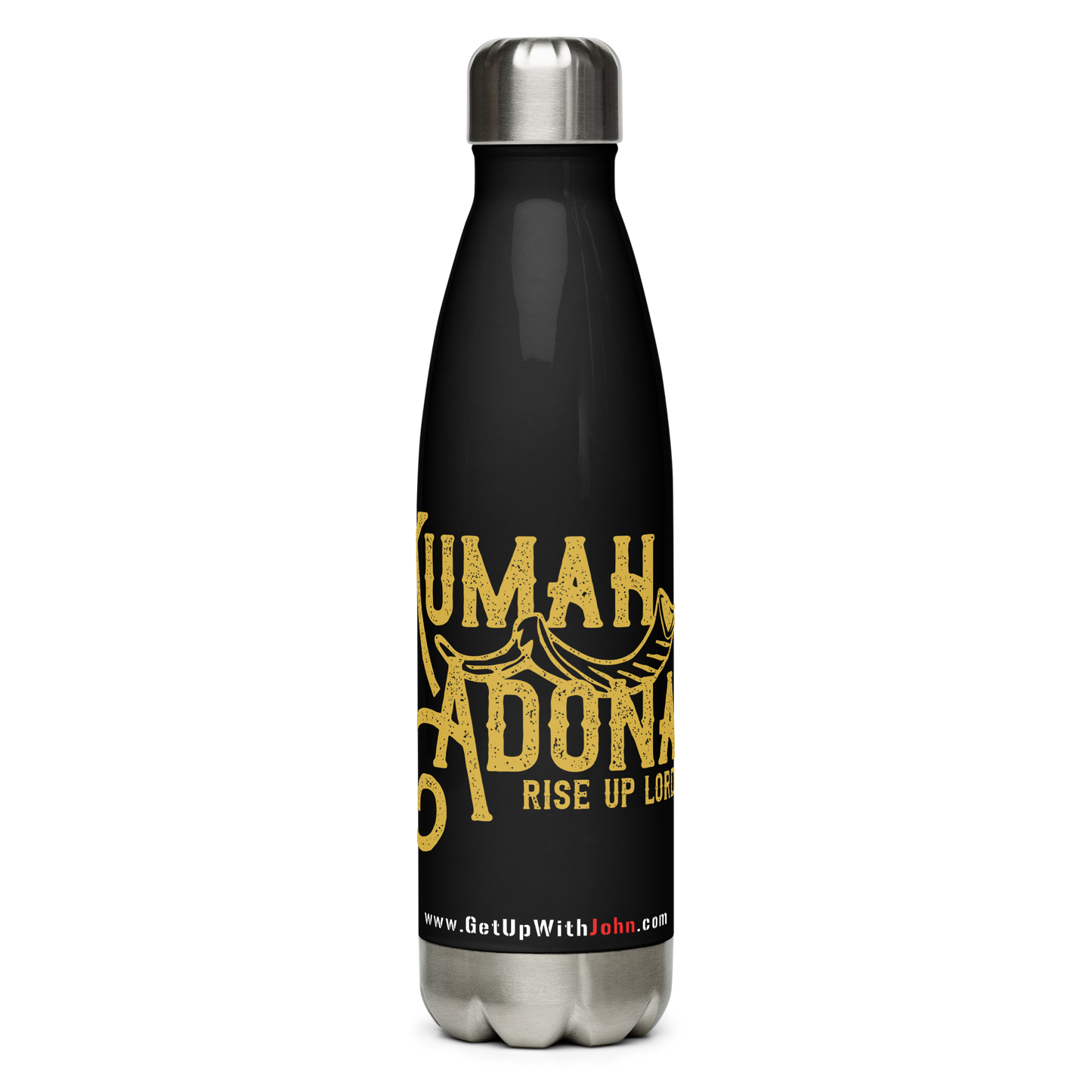 Stainless Water Bottle - "Kumah Adonai" (Hebrew "arise o Lord")