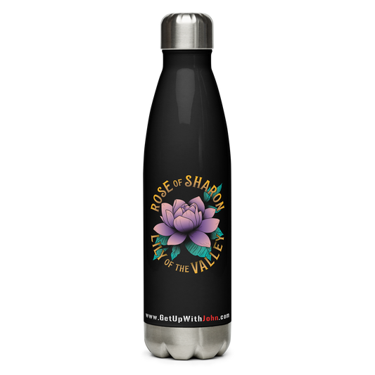 Stainless Water Bottle - "Rose of Sharon"