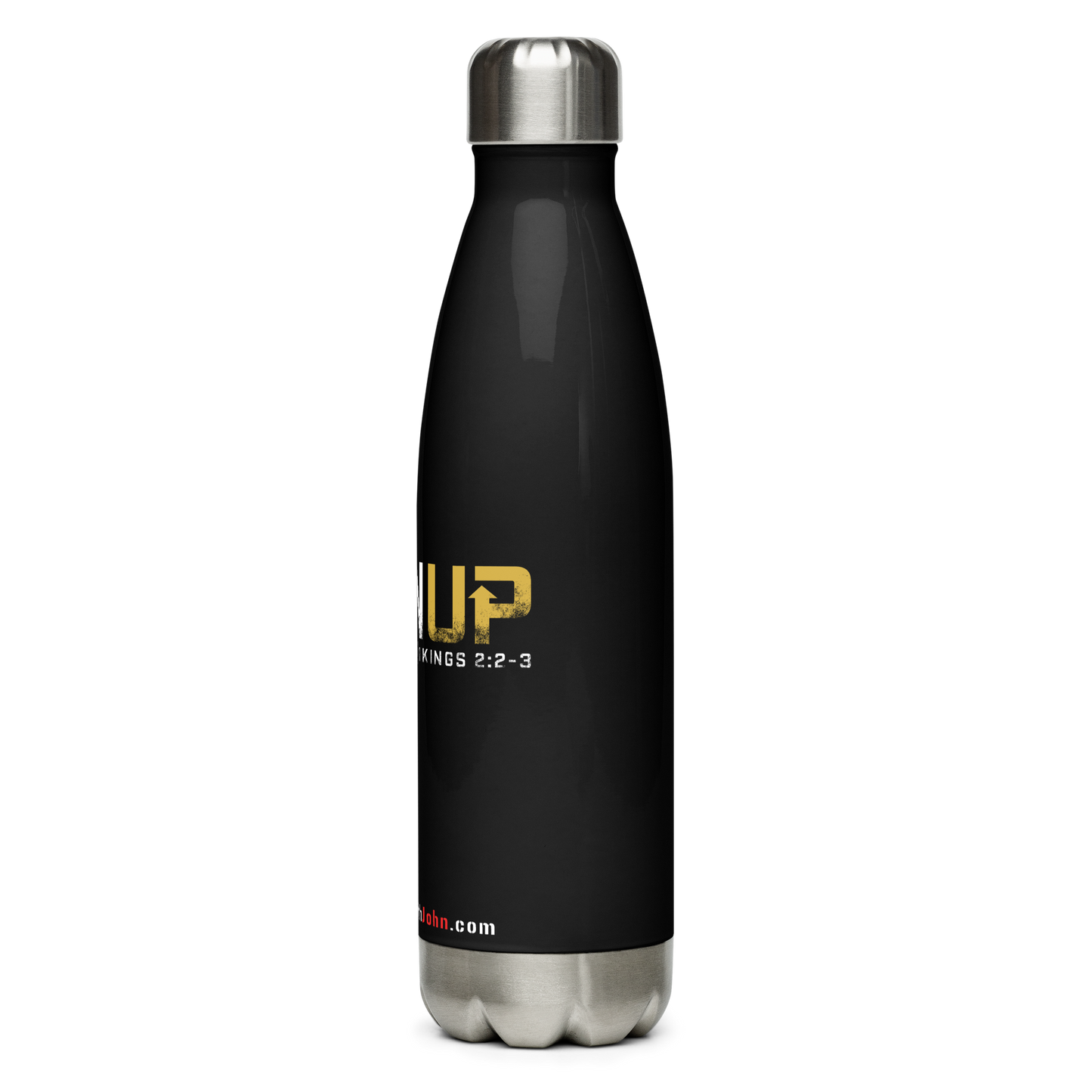 Stainless Water Bottle - "Man Up"