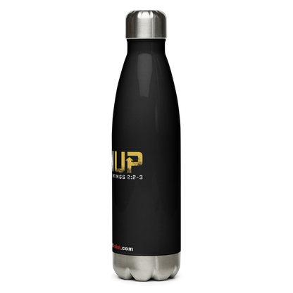 Stainless Water Bottle - "Man Up"